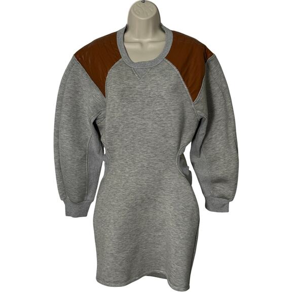 NWT The Vault by Sacha Cut Out Long Sleeve Mini Dress Gray Size M - Picture 1 of 7